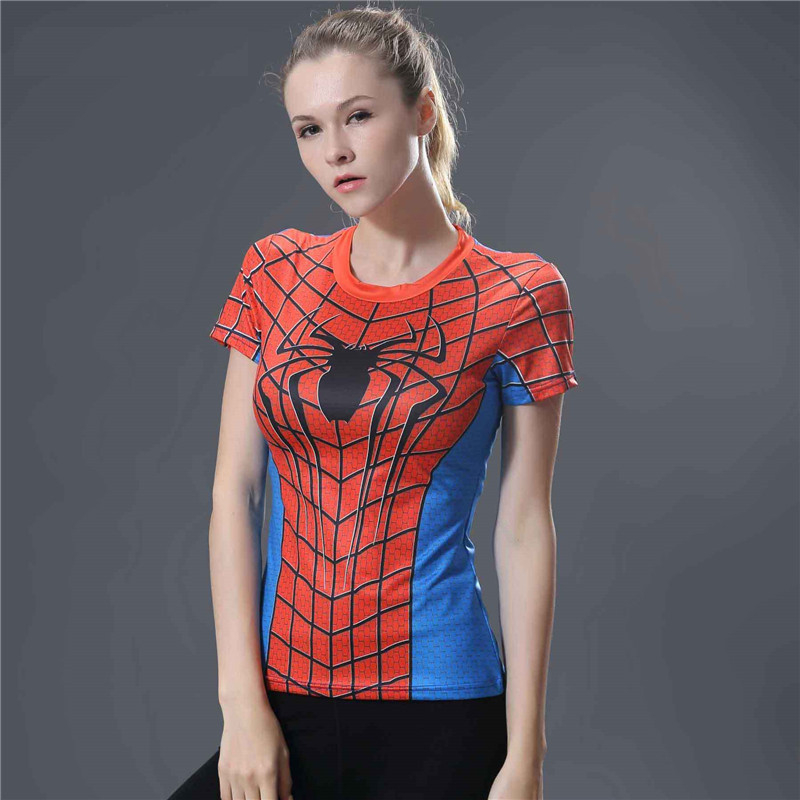 Spiderman Women's Compression T-Shirt – REAL INFINITY WAR