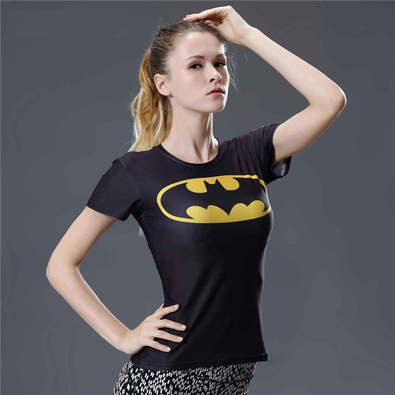 Gray BATMAN Compression Shirt for Women (Short Sleeve) – ME SUPERHERO