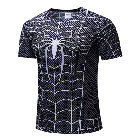 Spiderman Black Compression T-shirt – REAL INFINITY WAR