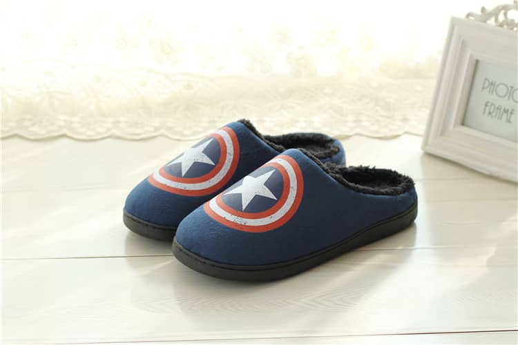 Captain America Cotton Fur Indoor Slippers – REAL INFINITY WAR