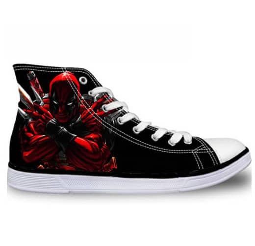 Deadpool Marvel Superhero Fashion Cool Sports Running Sneakers Yeezy Shoes  - Freedomdesign
