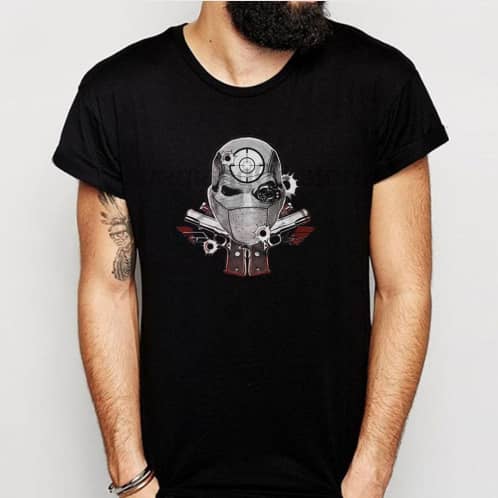 Deadshot Men’s Casual Printed T-Shirt (9 Variants) – REAL INFINITY WAR