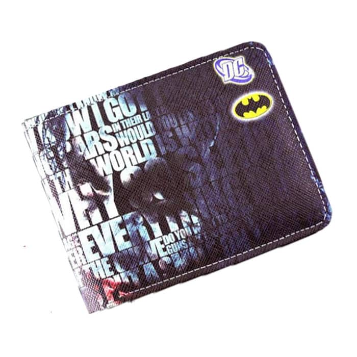 Official Dc Comics Batman Why So Serious Black Id & Card Wallet *SECOND* 
