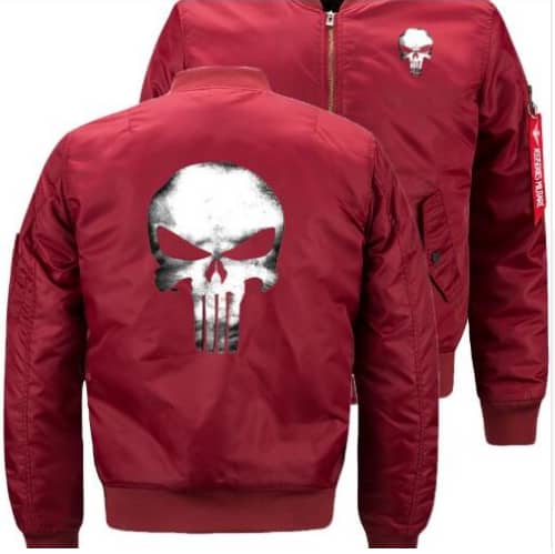 Punisher Thin and Thick Casual Bomber Jacket (8 Variants) – REAL ...