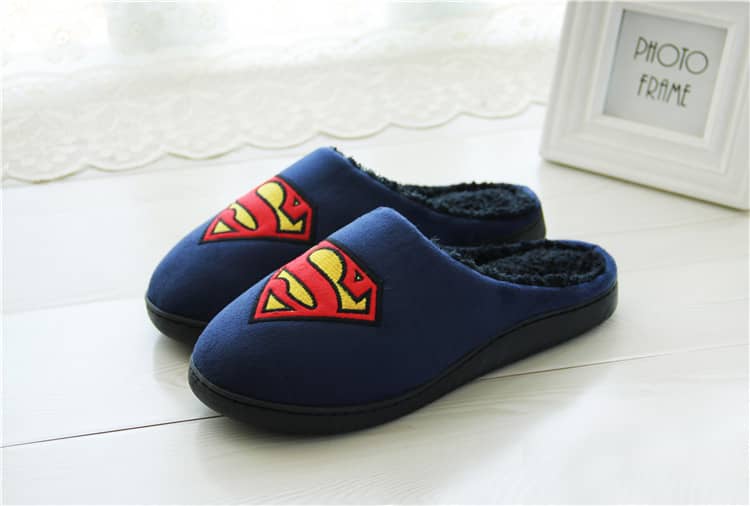 Superman Cotton Fur Indoor Slippers – REAL INFINITY WAR