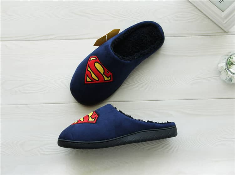 Superman Cotton Fur Indoor Slippers – REAL INFINITY WAR