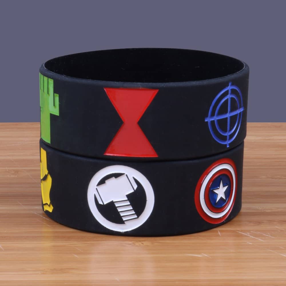 Avengers Thick Silicone Wristband – REAL INFINITY WAR