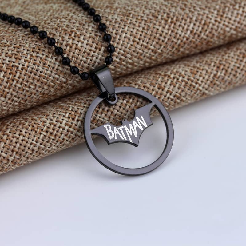 Batman Black Ring Style Necklace – REAL INFINITY WAR