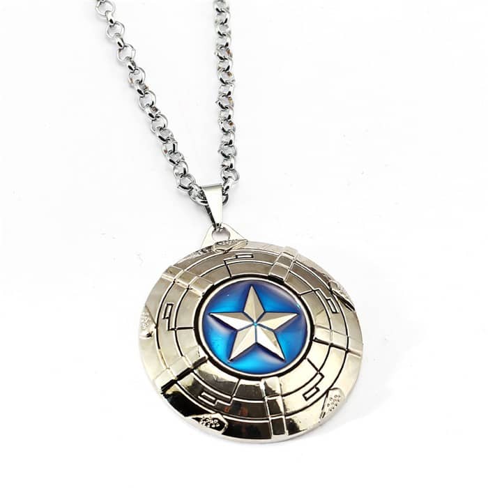 America captain & Iron man necklace Condition:... - Depop